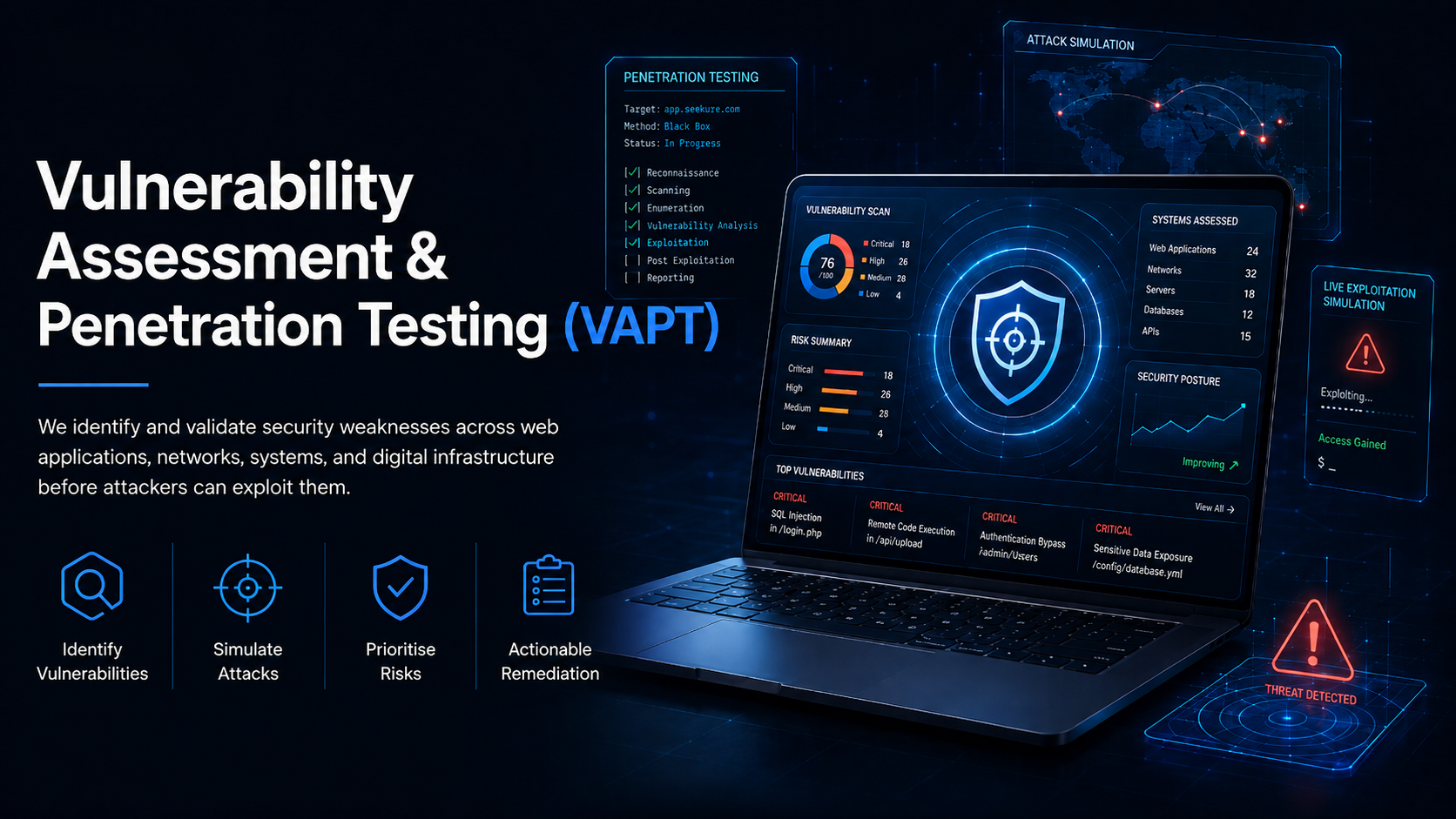 Vulnerability Assessment & Penetration Testing (VAPT)